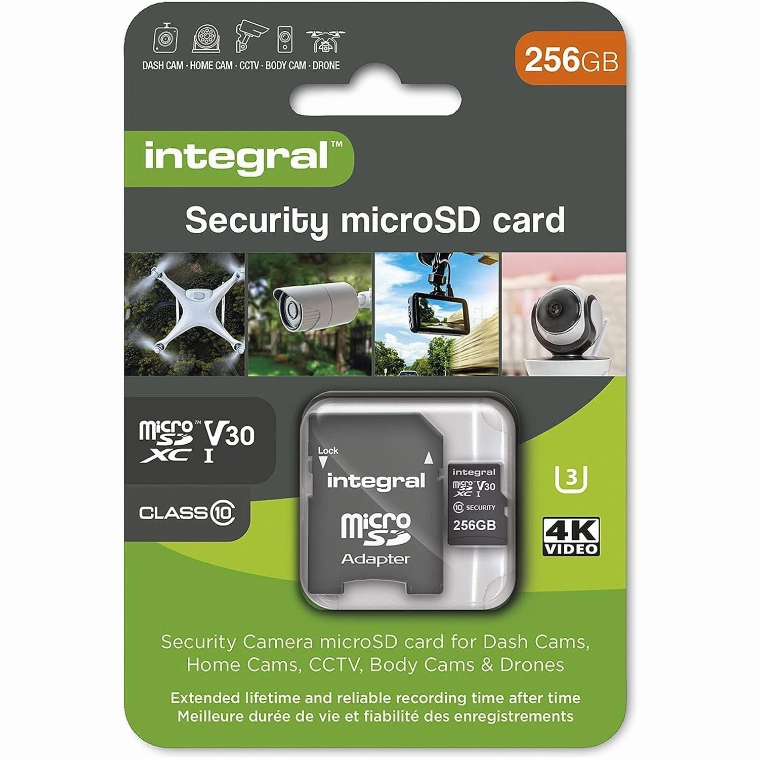 Integral Micro SD Security Card 256GB for Dash-Cams, Home Cams, CCTV, Body Cams and Drones. Extended lifetime and reliable recording time after time with High Endurance desktop computers, gaming desktop pc, all in one desktop deals