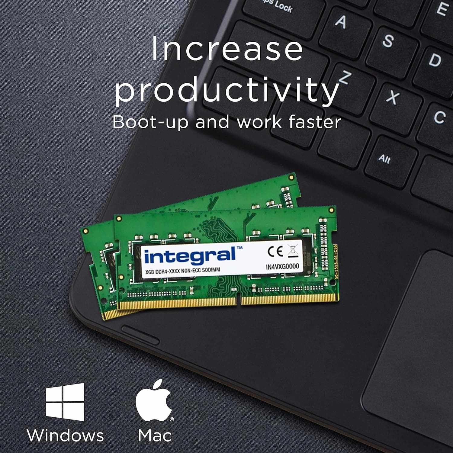 Integral RAM 16GB kit (2X8GB) DDR4 2400MHz SODIMM Laptop Notebook MacBook Memory