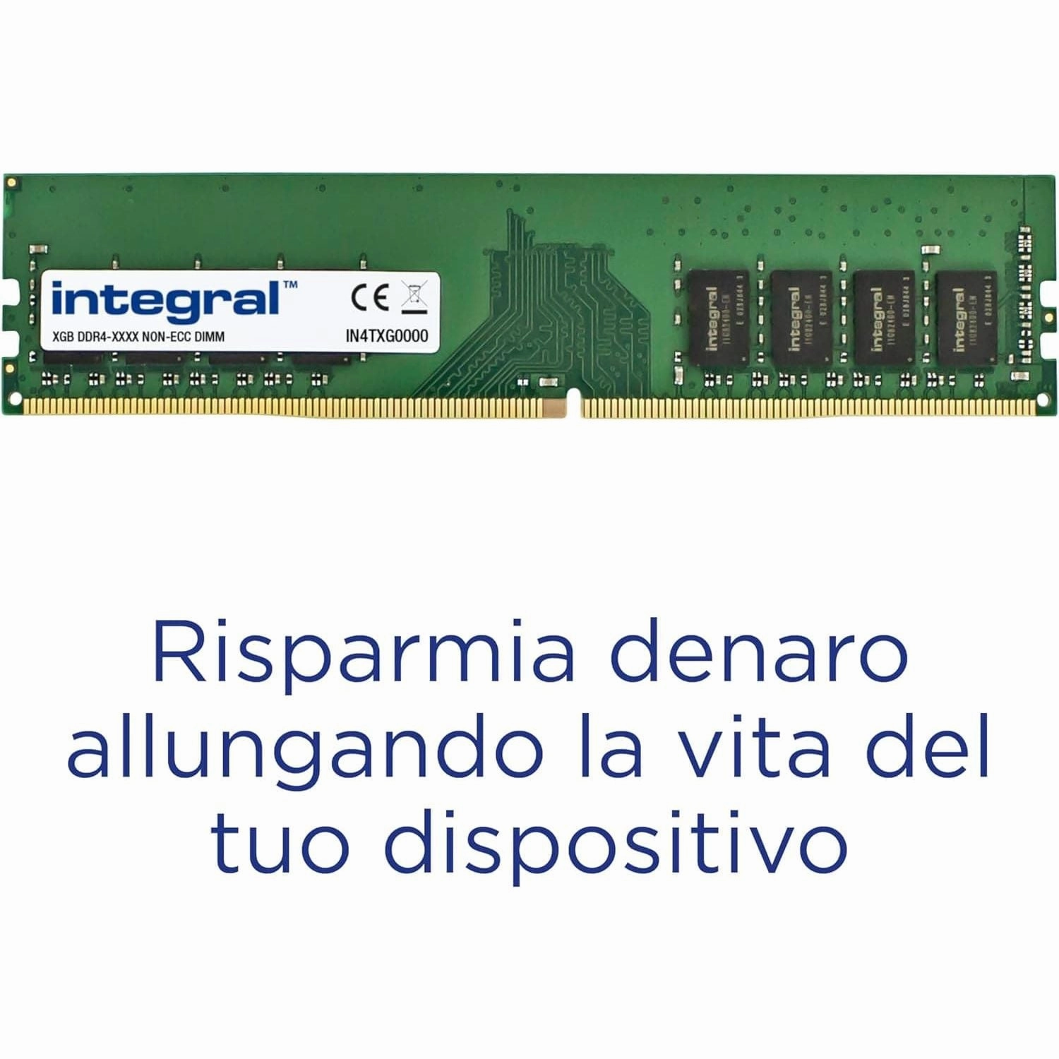 Integral RAM 16GB kit (2x 8GB) DDR4 2666Mhz Desktop PC Memory