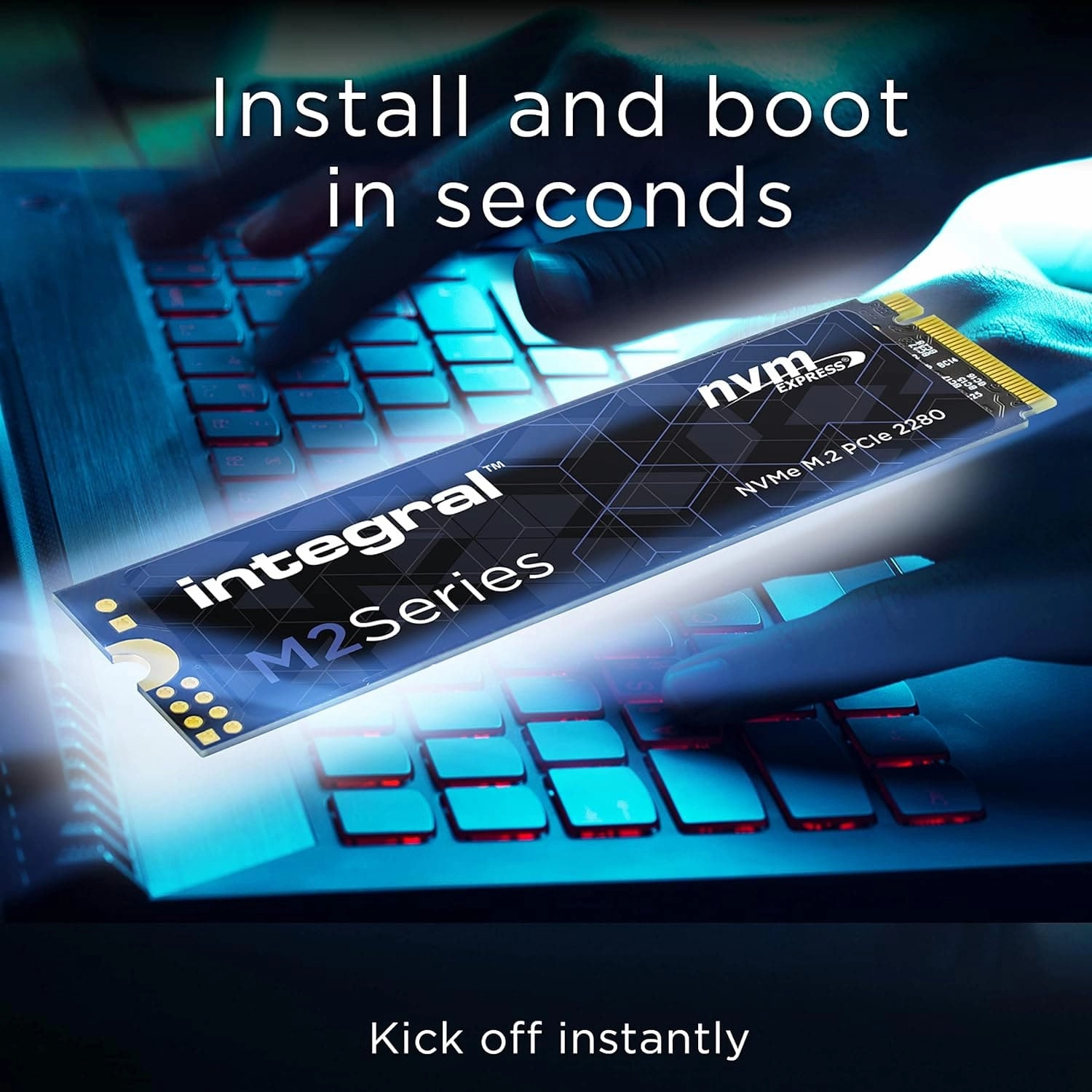 Integral SSD NVME M.2 2280 PCIe Gen3x4 R-3350MB/s W-1350MB/s TLC M2 Solid State Drive, 256GB