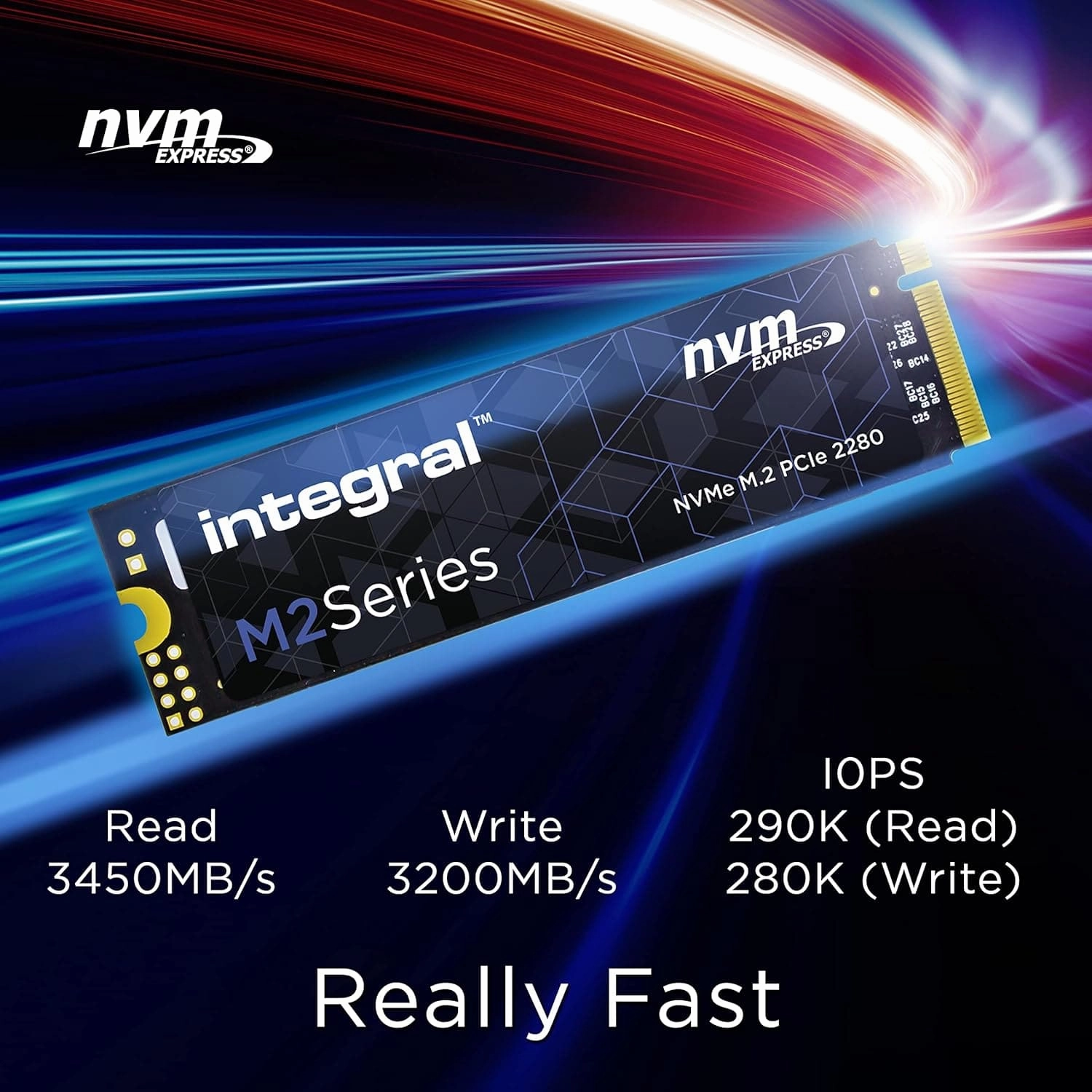 Integral SSD NVME M.2 2280 PCIe Gen3x4 R-3350MB/s W-1350MB/s TLC M2 Solid State Drive, 256GB