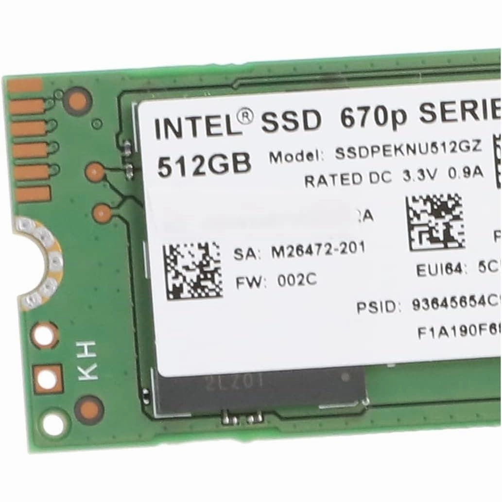 Intel 670p M.2 512 GB PCI Express 3.0 3D4 QLC NVMe
