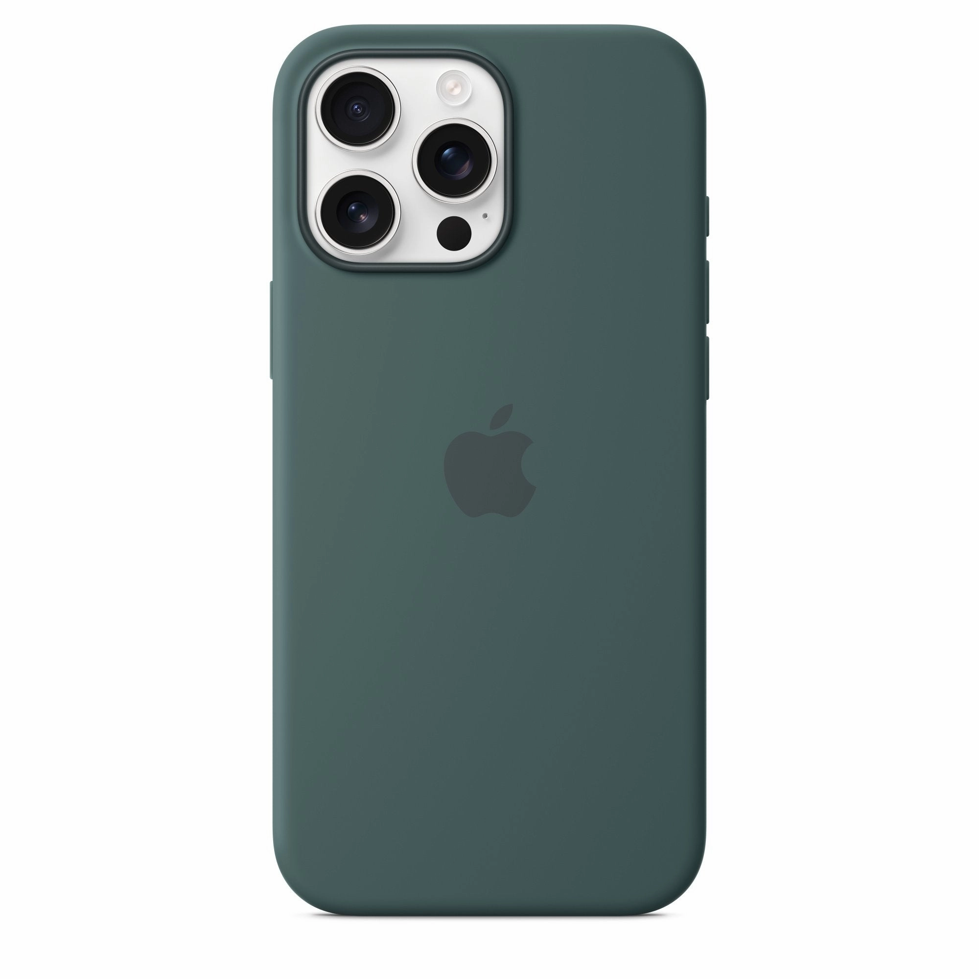 iPhone 16 Pro Max Silicone Case with MagSafe  Lake Green