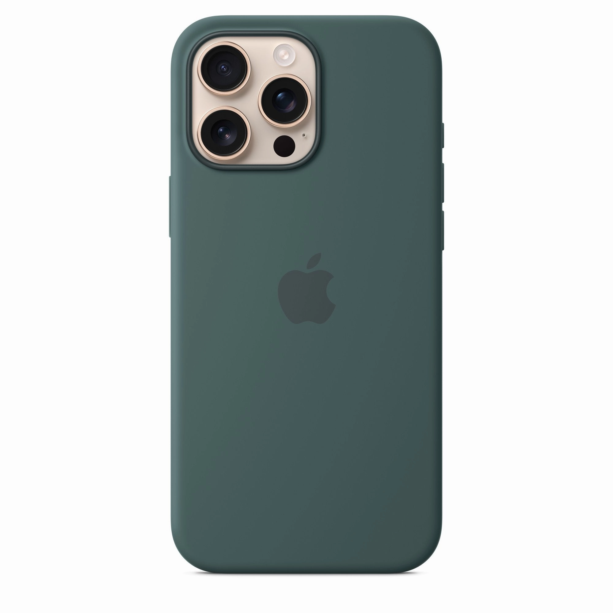 iPhone 16 Pro Max Silicone Case with MagSafe  Lake Green