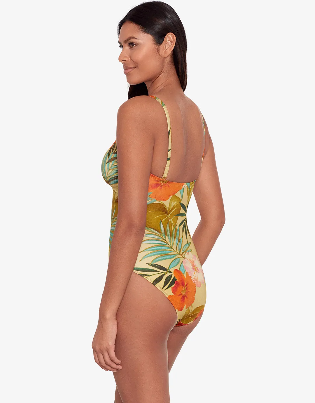 Island Tropical V Wire Swimsuit - Print