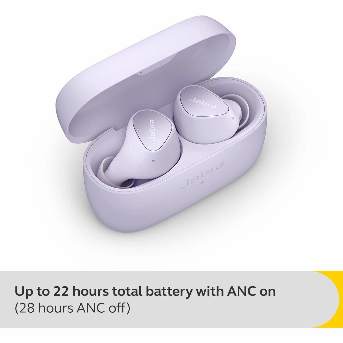 Jabra Elite 4 Wireless Earbuds, Active Noise Cancelling - Lilac