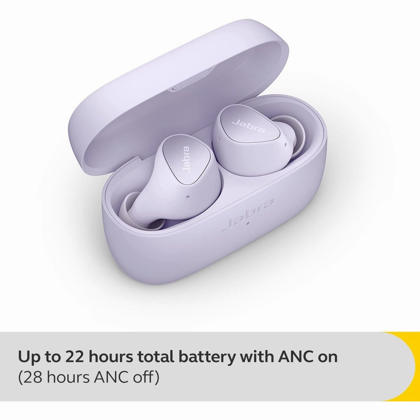 Jabra Elite 4 Wireless Earbuds, Active Noise Cancelling - Lilac