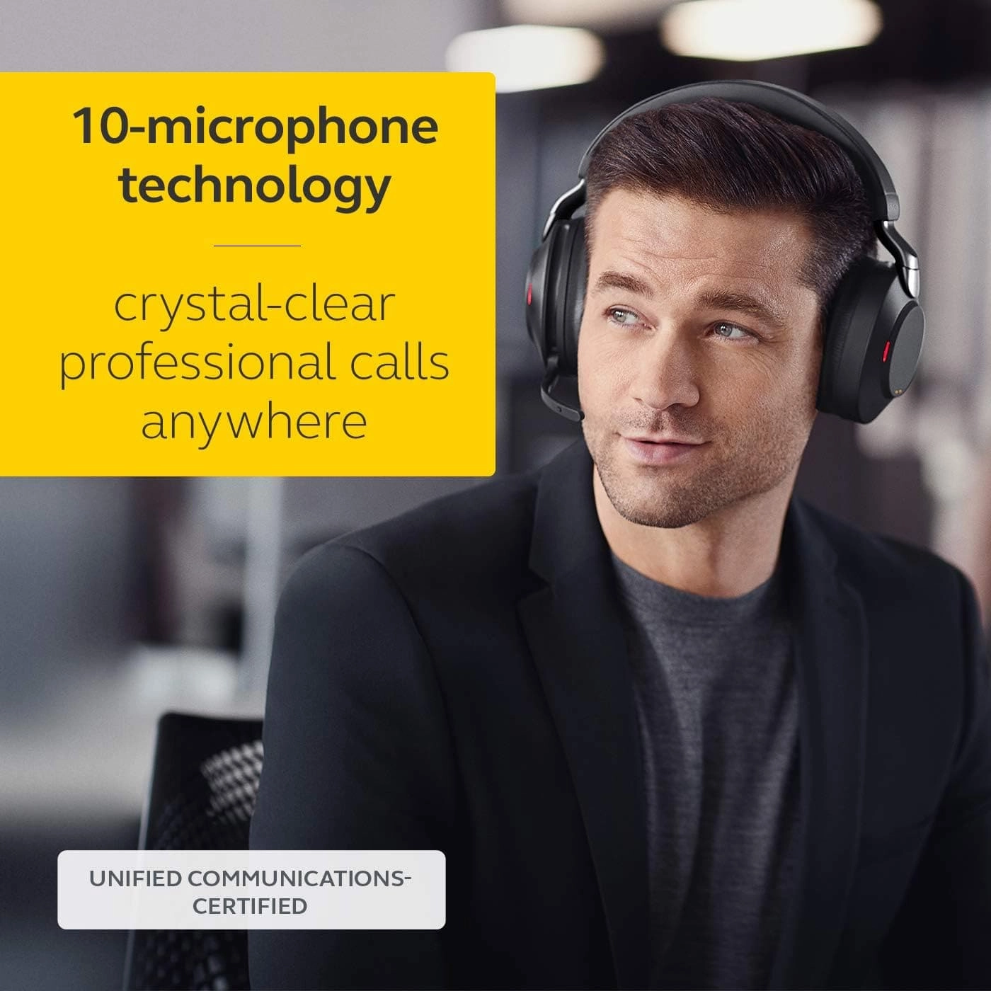 Jabra Evolve2 85 Wireless PC Headset  Black