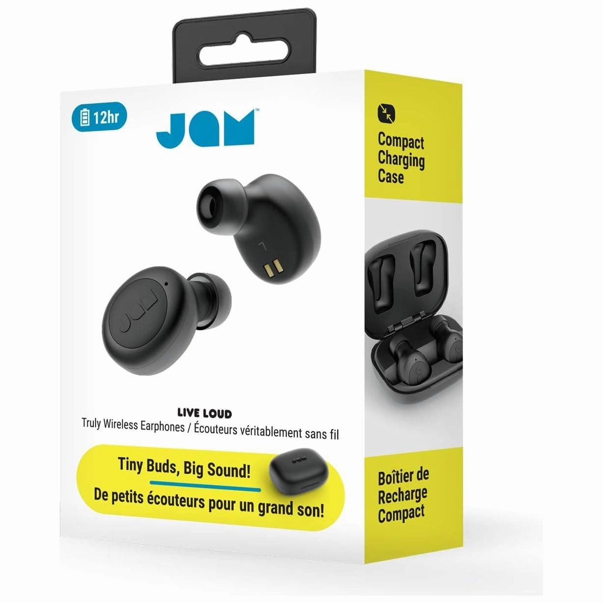 Jam Live Loud TWS Earbuds - Wireless in-ear Headphones - Black