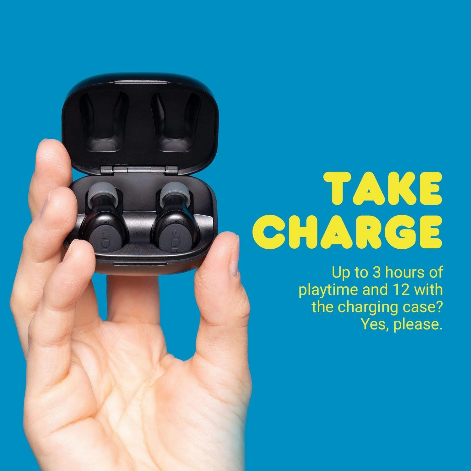 Jam Live Loud TWS Earbuds - Wireless in-ear Headphones - Black