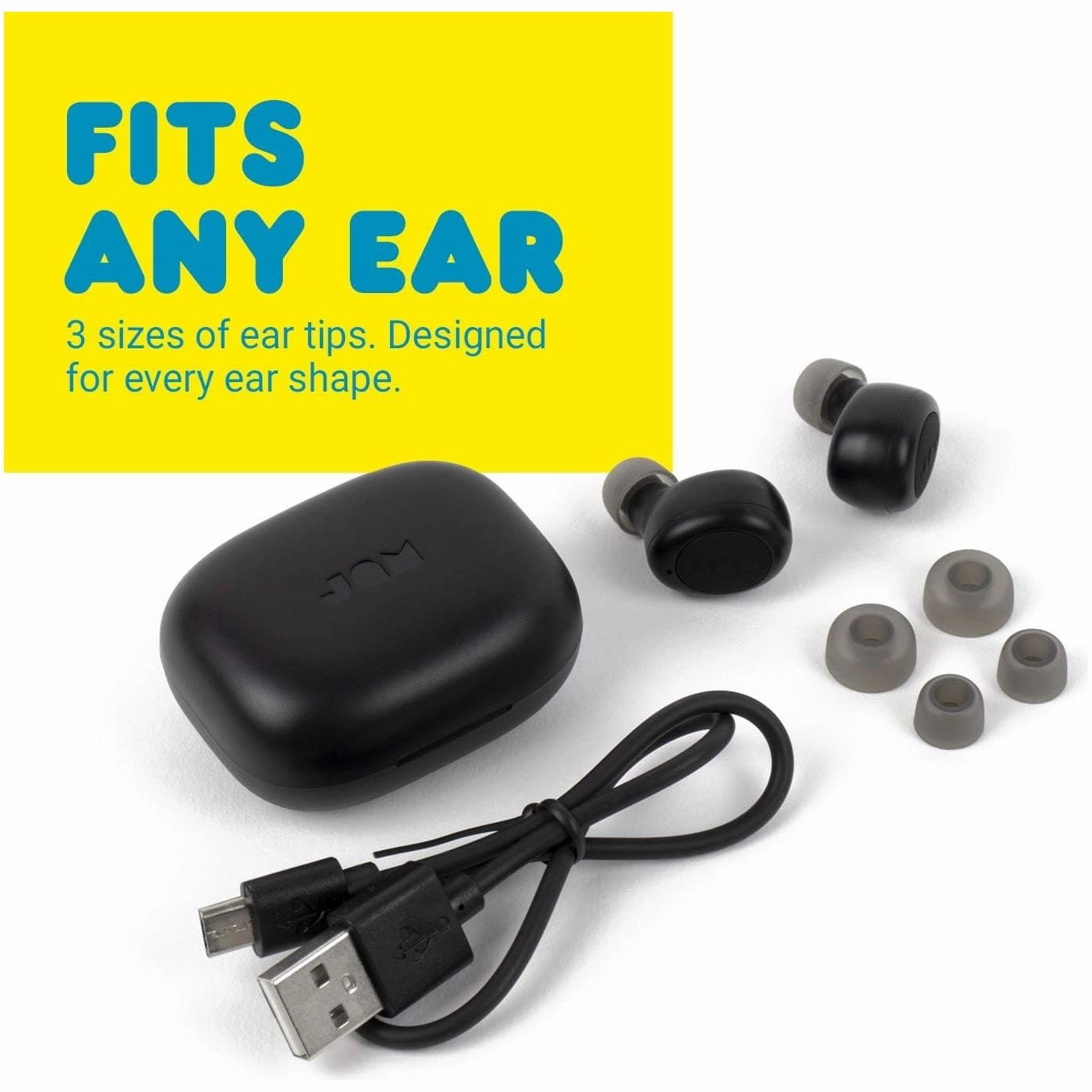 Jam Live Loud TWS Earbuds - Wireless in-ear Headphones - Black