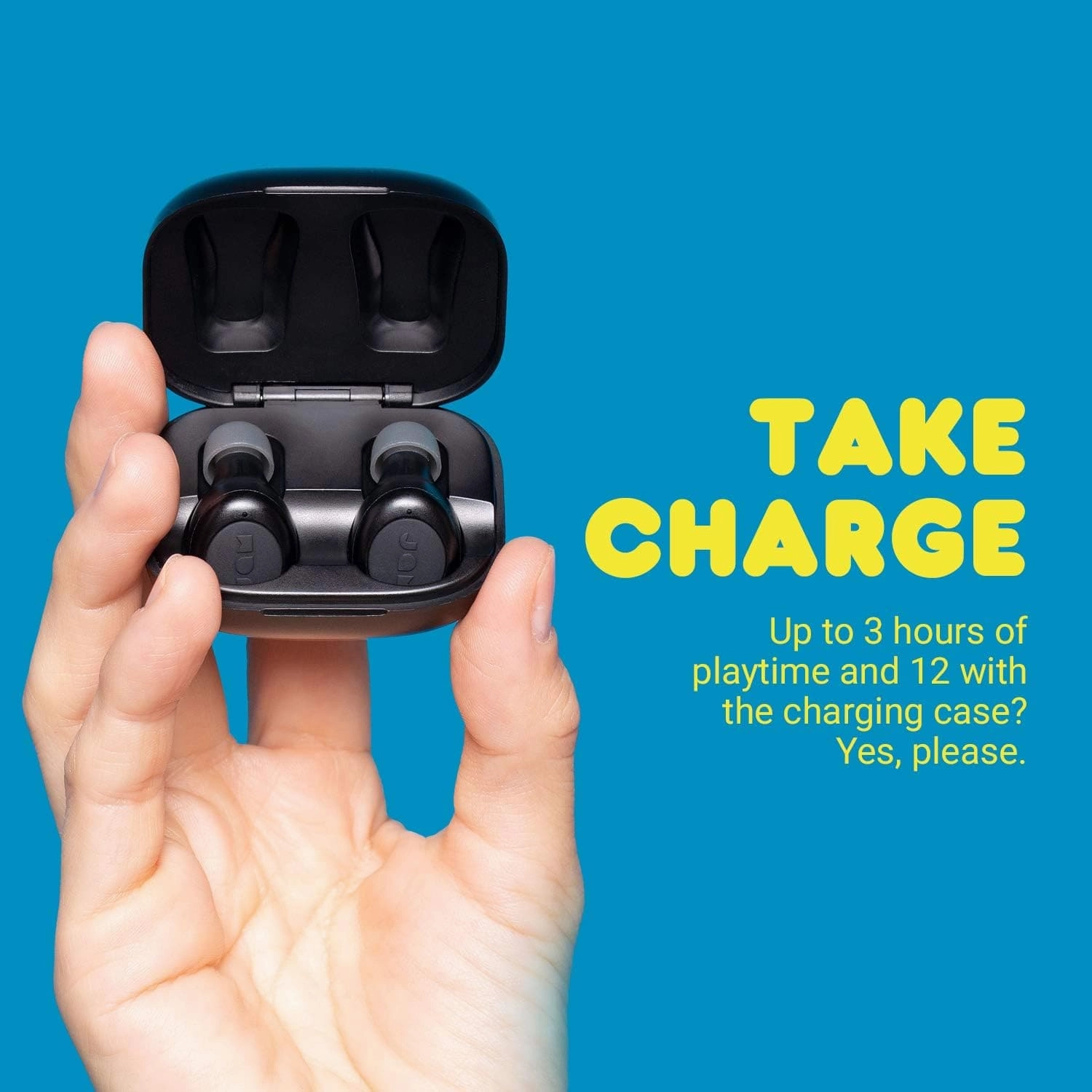 Jam Live Loud TWS Earbuds - Wireless in-ear Headphones - Black