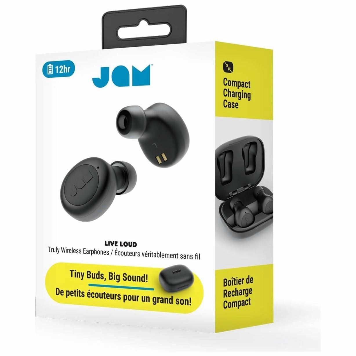 Jam Live Loud TWS Earbuds - Wireless in-ear Headphones - Black