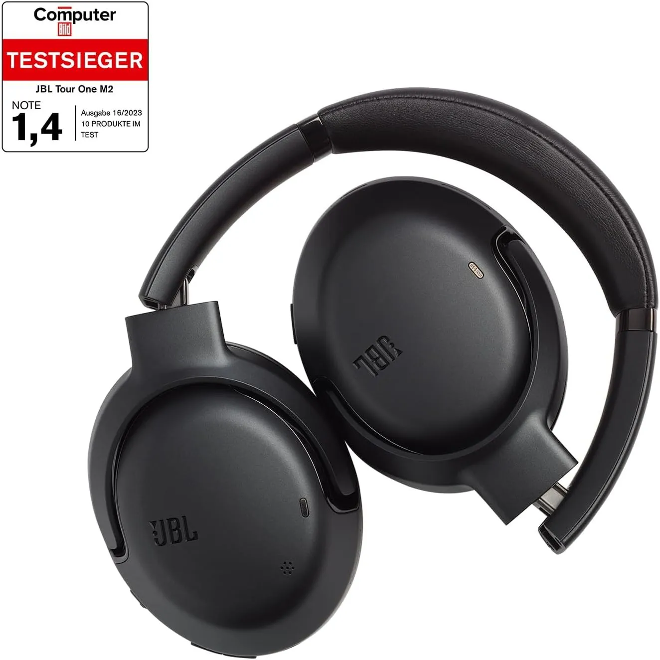 JBL Tour One M2 Wireless Over-Ear Headphones with Noise-Cancelling Technology and up to 50 Hours of Battery Life, Black