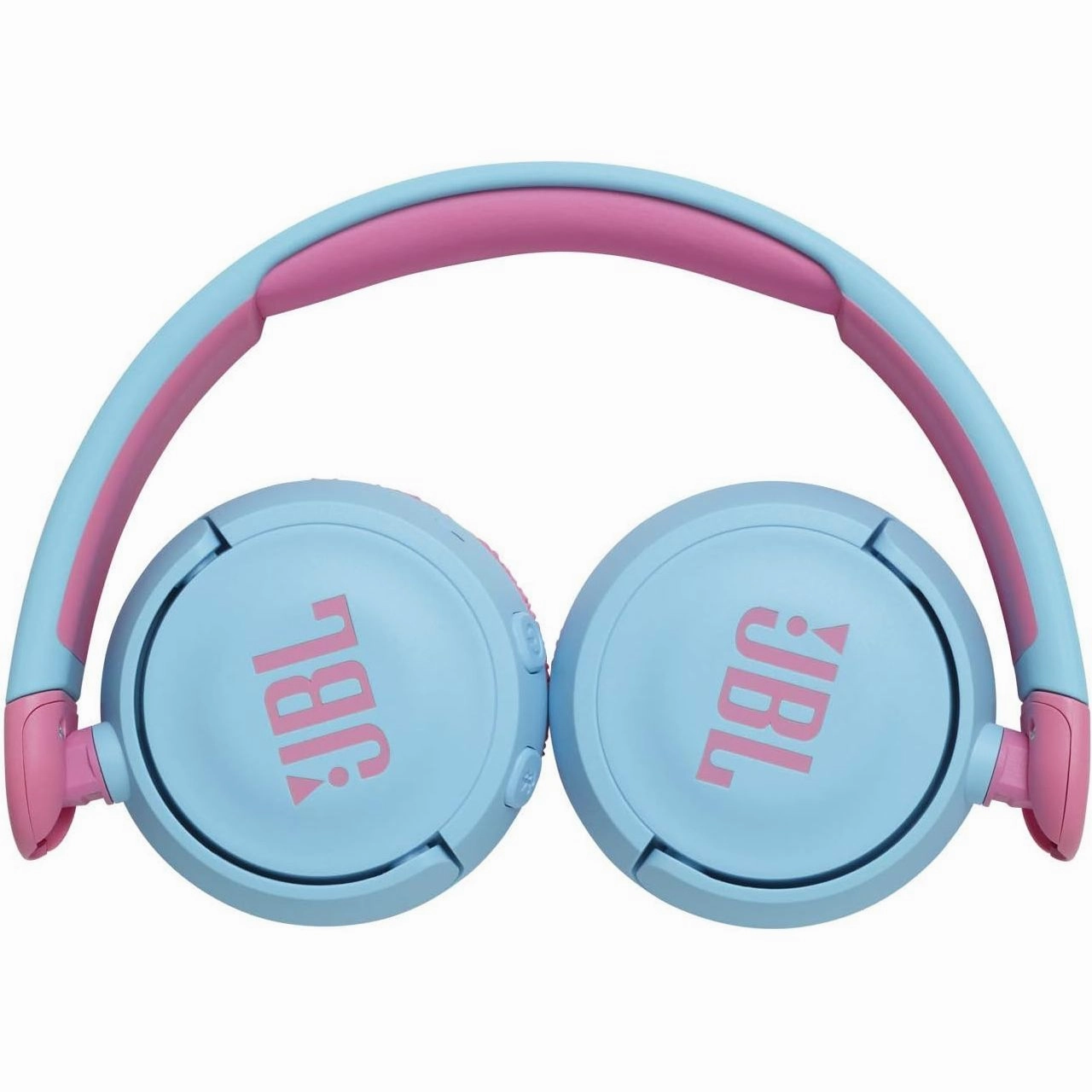 JBL Jr 310BT Kids Wireless Over-Ear Headphones - Bluetooth, Built-In Mic, Blue/Pink