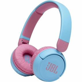 JBL Jr 310BT Kids Wireless Over-Ear Headphones - Bluetooth, Built-In Mic, Blue/Pink earbuds and headphones, true wireless earbuds, noise cancelling earbuds
