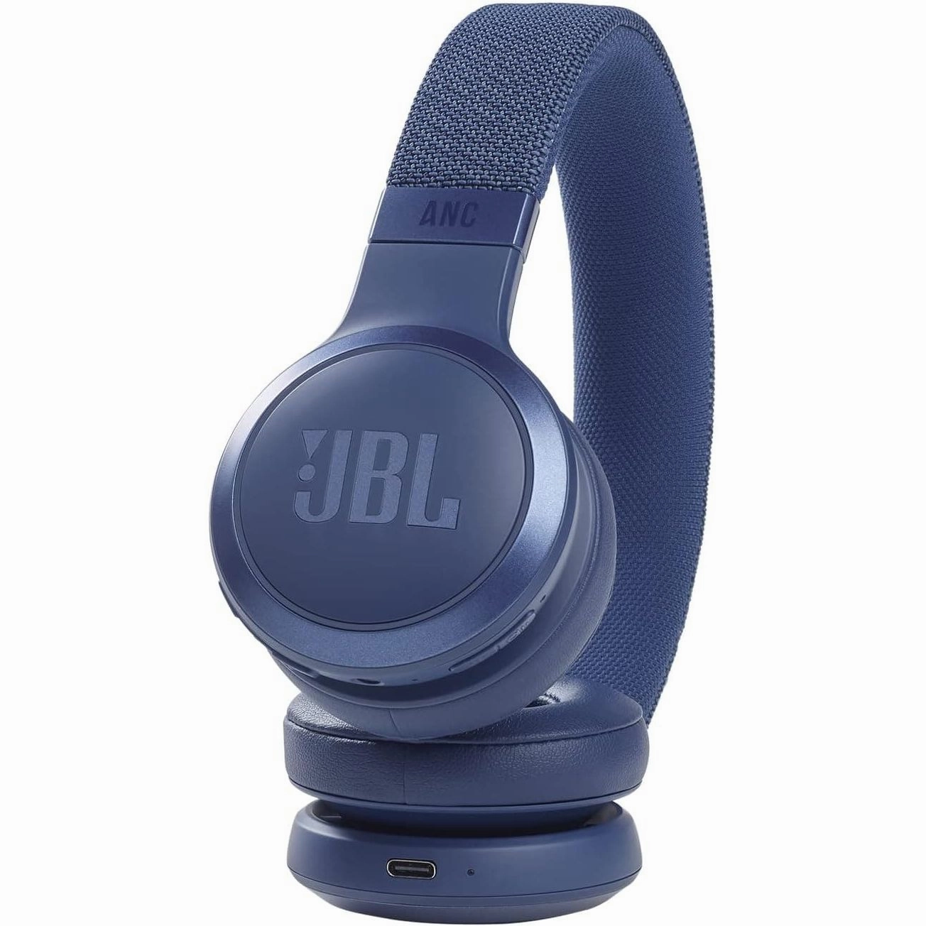 JBL Live 460NC Wireless On-Ear Headphones - Active Noise Cancelling, 50hr Battery, Bluetooth, Blue