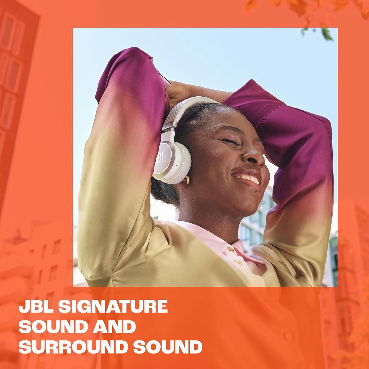 JBL Live 670NC Wireless Bluetooth Noise-Cancelling Headphones - Black