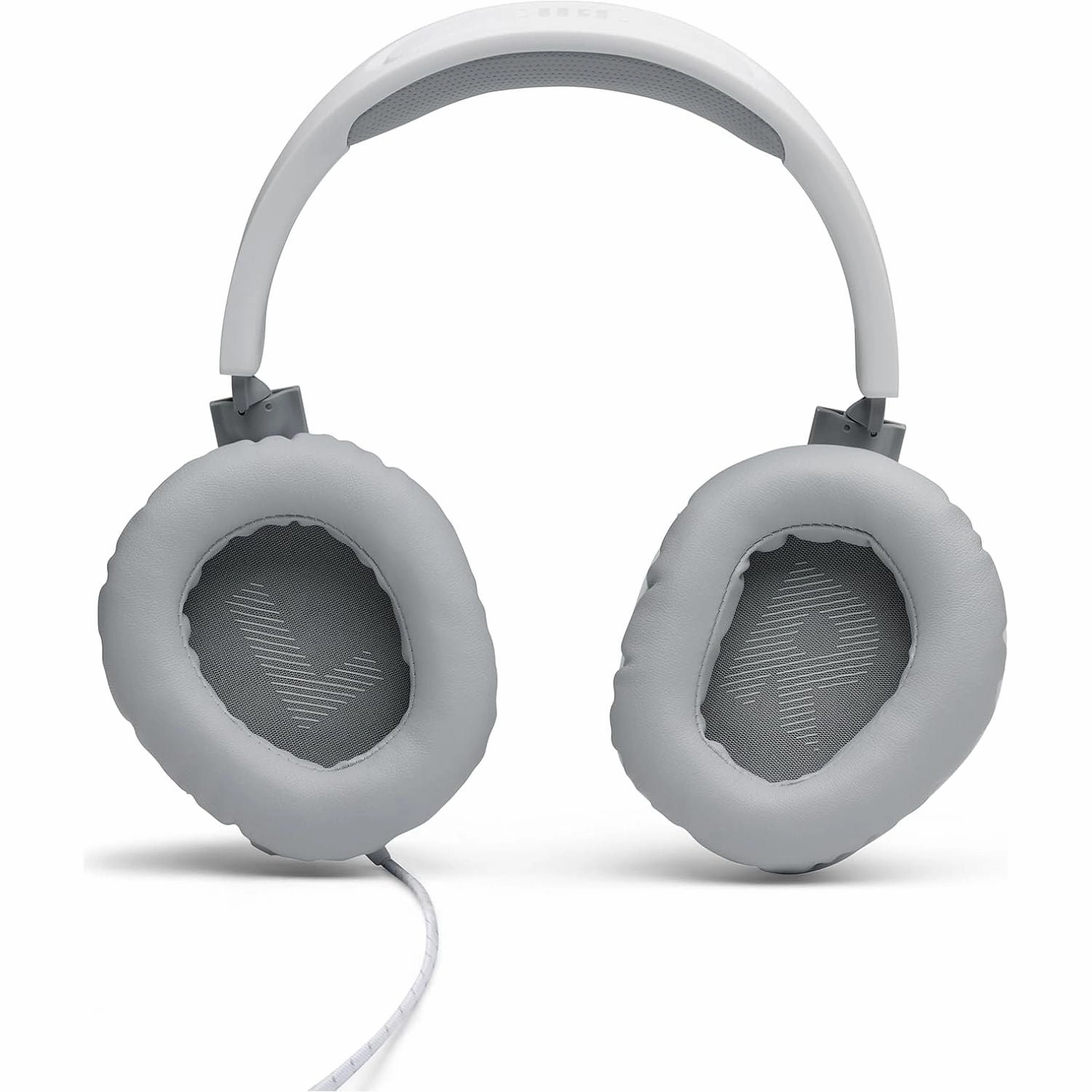 JBL Quantum 100 Wired Gaming Headset, Boom Mic, Multi-Platform Compatible - White
