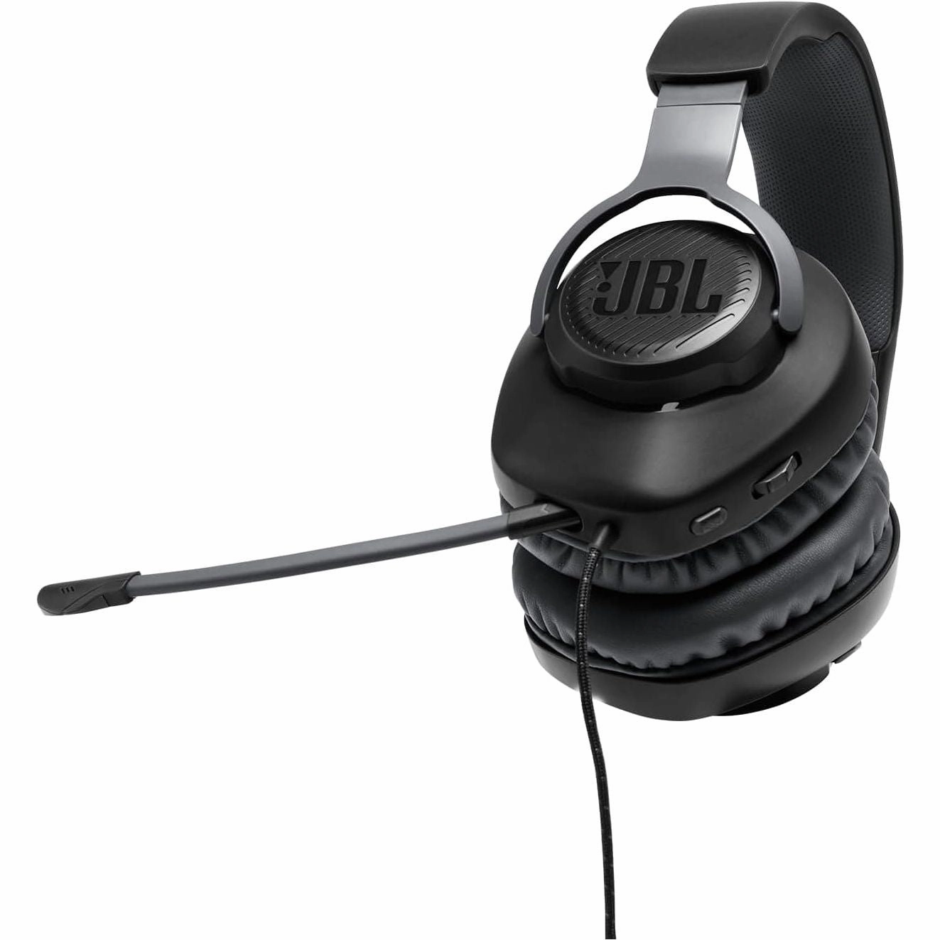 JBL Quantum 100 Wired Over-Ear Gaming Headset with Boom Mic, Multi-Platform Compatible, Black