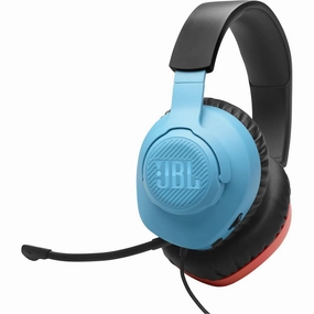 JBL Quantum 100N Wired Gaming Headset - Detachable Mic, QuantumSOUND, Memory Foam, Multi-Platform, Blue/Red buy laptop online, cheap gaming laptop, best business laptops