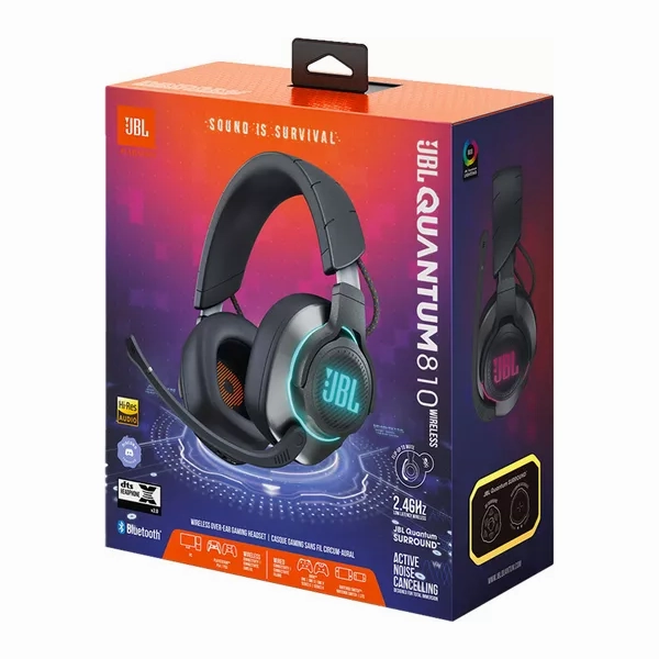 JBL Quantum 810 Wireless Gaming Headset - Black