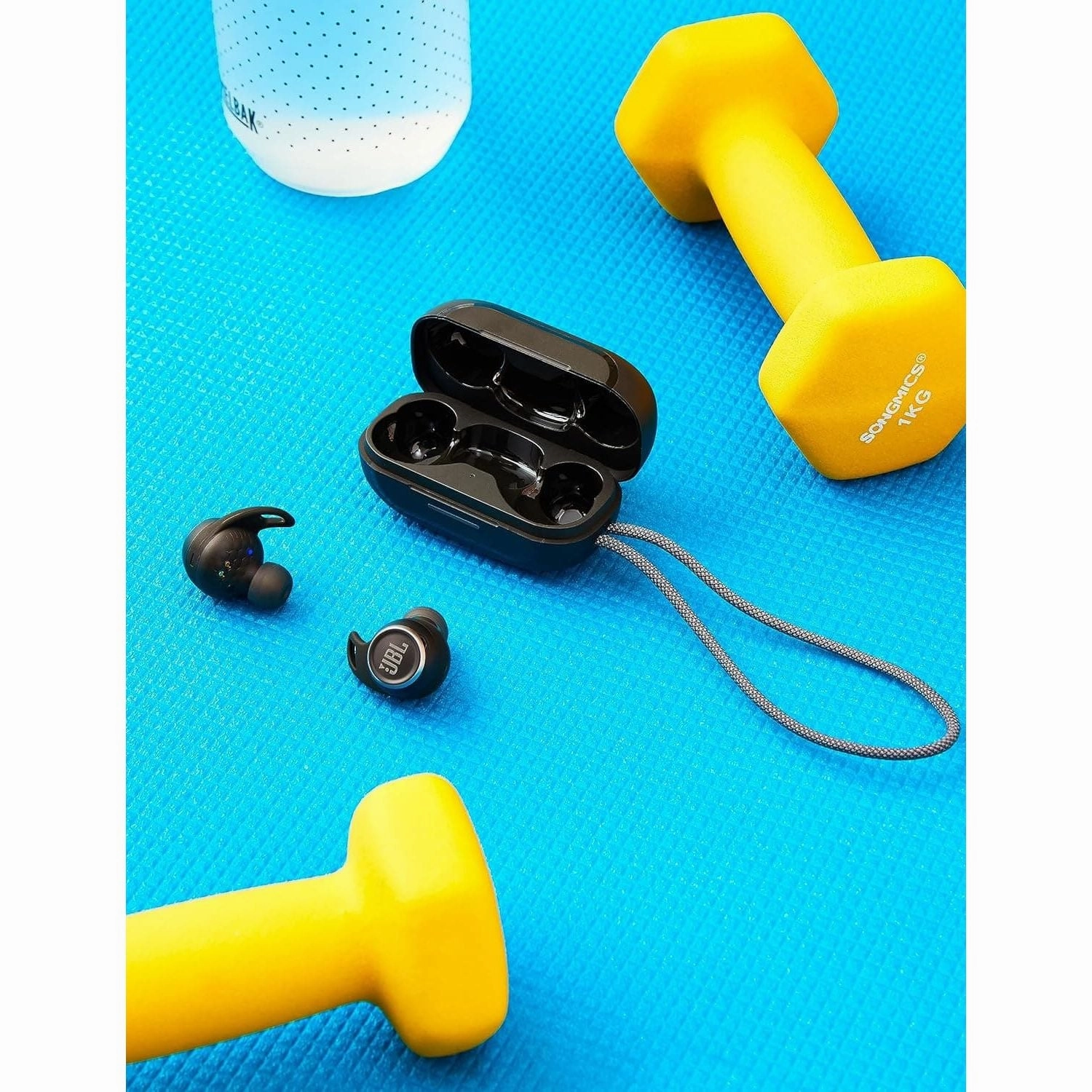 JBL Reflect Aero Wireless Bluetooth Noise-Cancelling Sports Earbuds [Black]