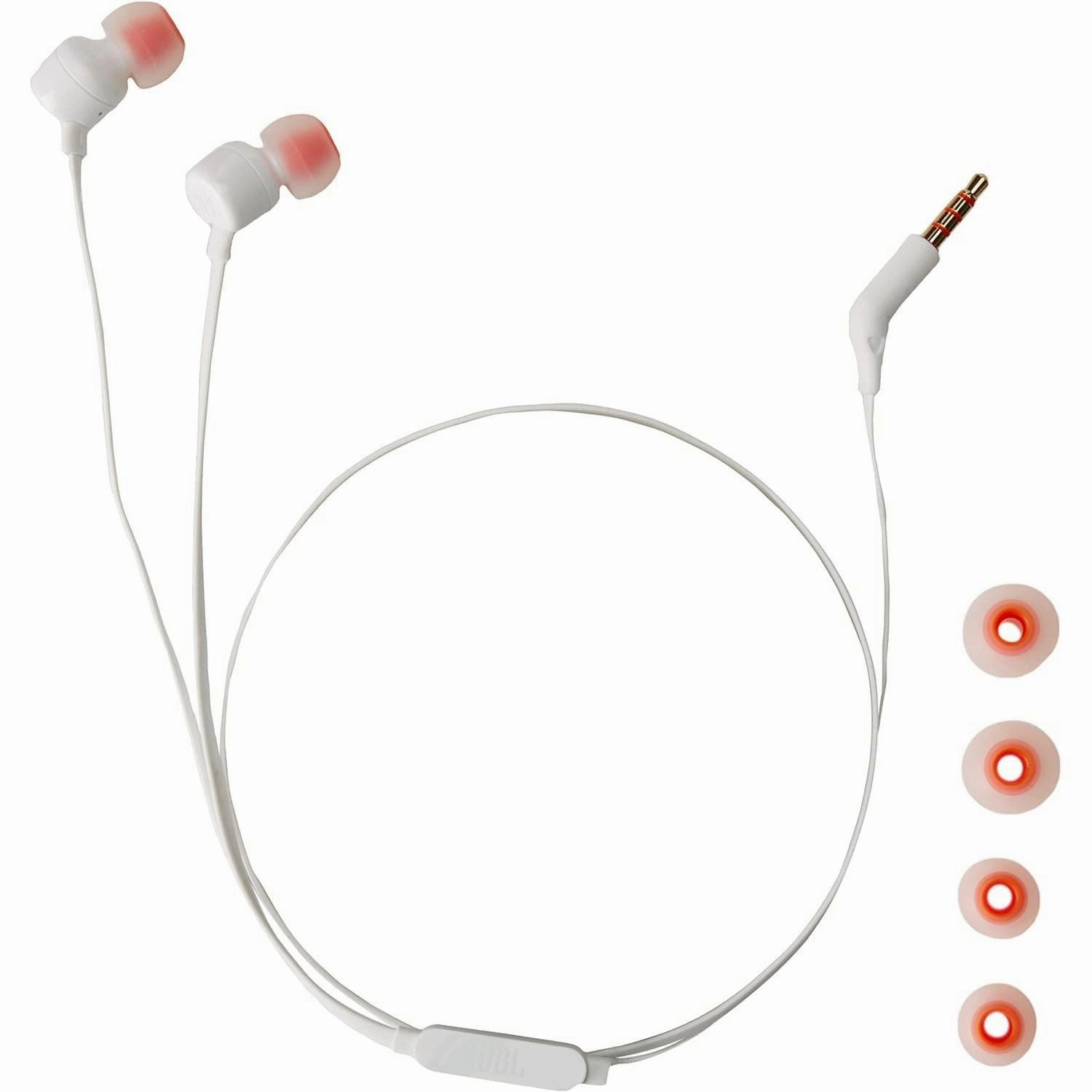 JBL T110 PureBass Headphones - White