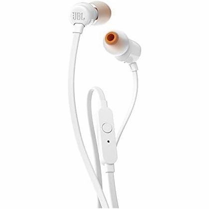JBL T110 PureBass Headphones - White