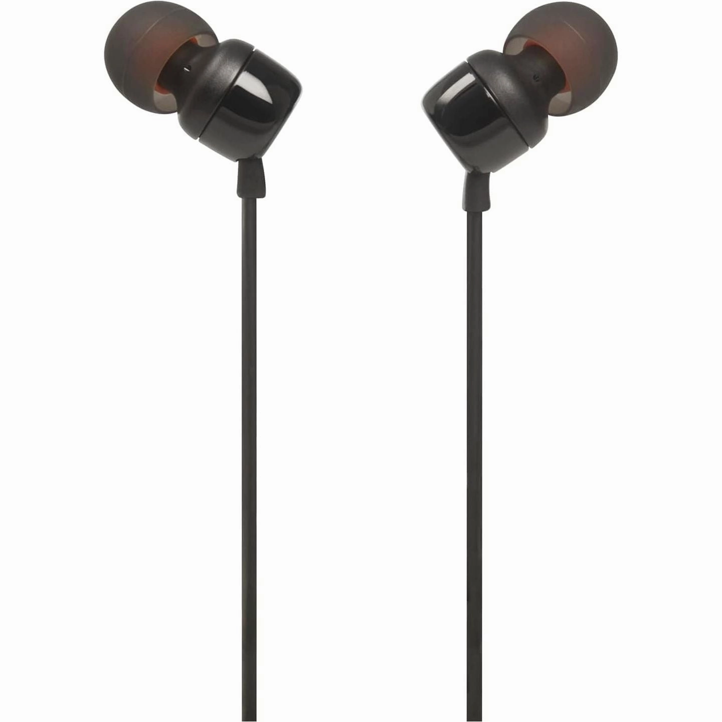 JBL T110 Wired In-Ear Headphones, Pure Bass Sound, Black bluetooth headphones, cheap wireless headphones, headphones with mic