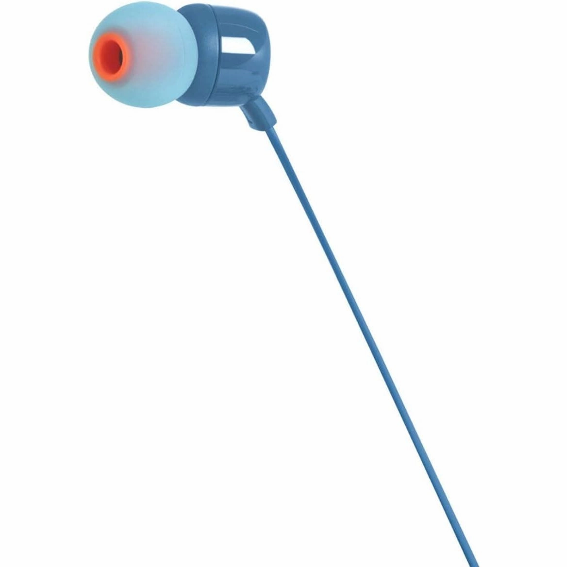 JBL T110 Wired In-Ear Headphones with JBL Pure Bass Sound - Blue