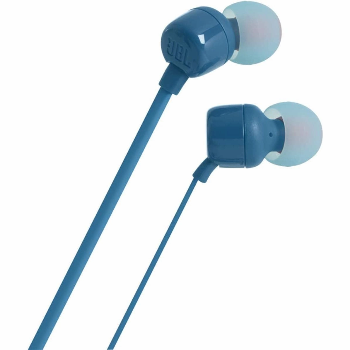 JBL T110 Wired In-Ear Headphones with JBL Pure Bass Sound - Blue
