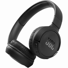 JBL Tune510BT Wireless On-Ear Headphones, Bluetooth 5.0, Up to 40 Hours Battery Life, Speed Charge - Black earbuds and headphones, true wireless earbuds, noise cancelling earbuds