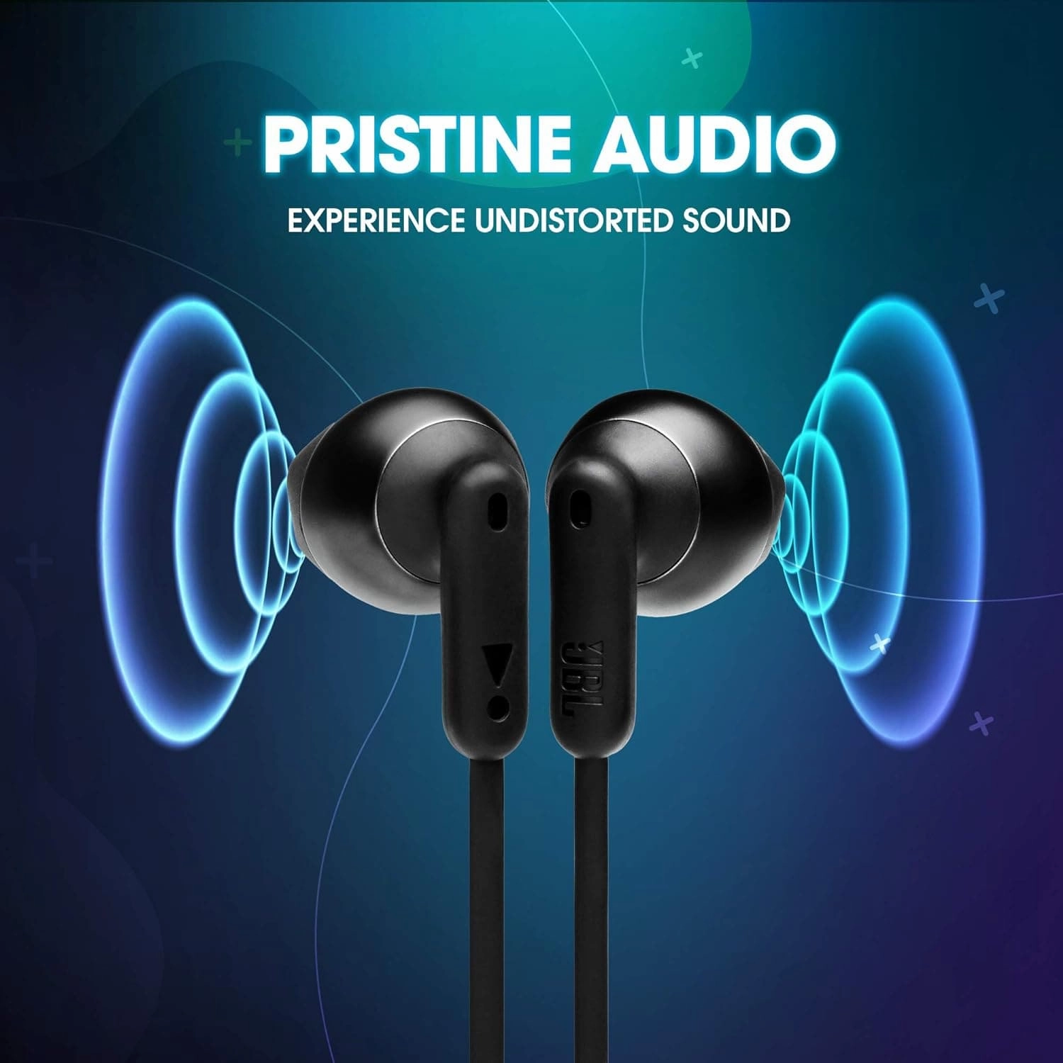 JBL TUNE 215BT Wireless Bluetooth 5.0 Earbud Headphones with Mic, 16-Hour Battery Life, Black