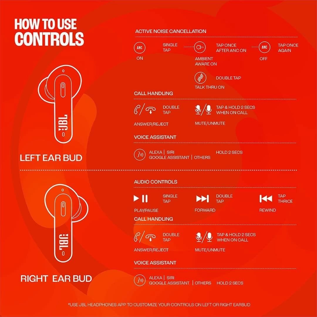 JBL Tune 230 NC TWS - Waterproof True Wireless Noise Cancelling In-Ear Headphones in Black - With Up to 40 Hours of Music Playback