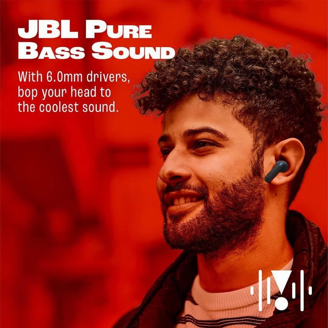 JBL Tune 230 NC TWS - Waterproof True Wireless Noise Cancelling In-Ear Headphones in Black - With Up to 40 Hours of Music Playback