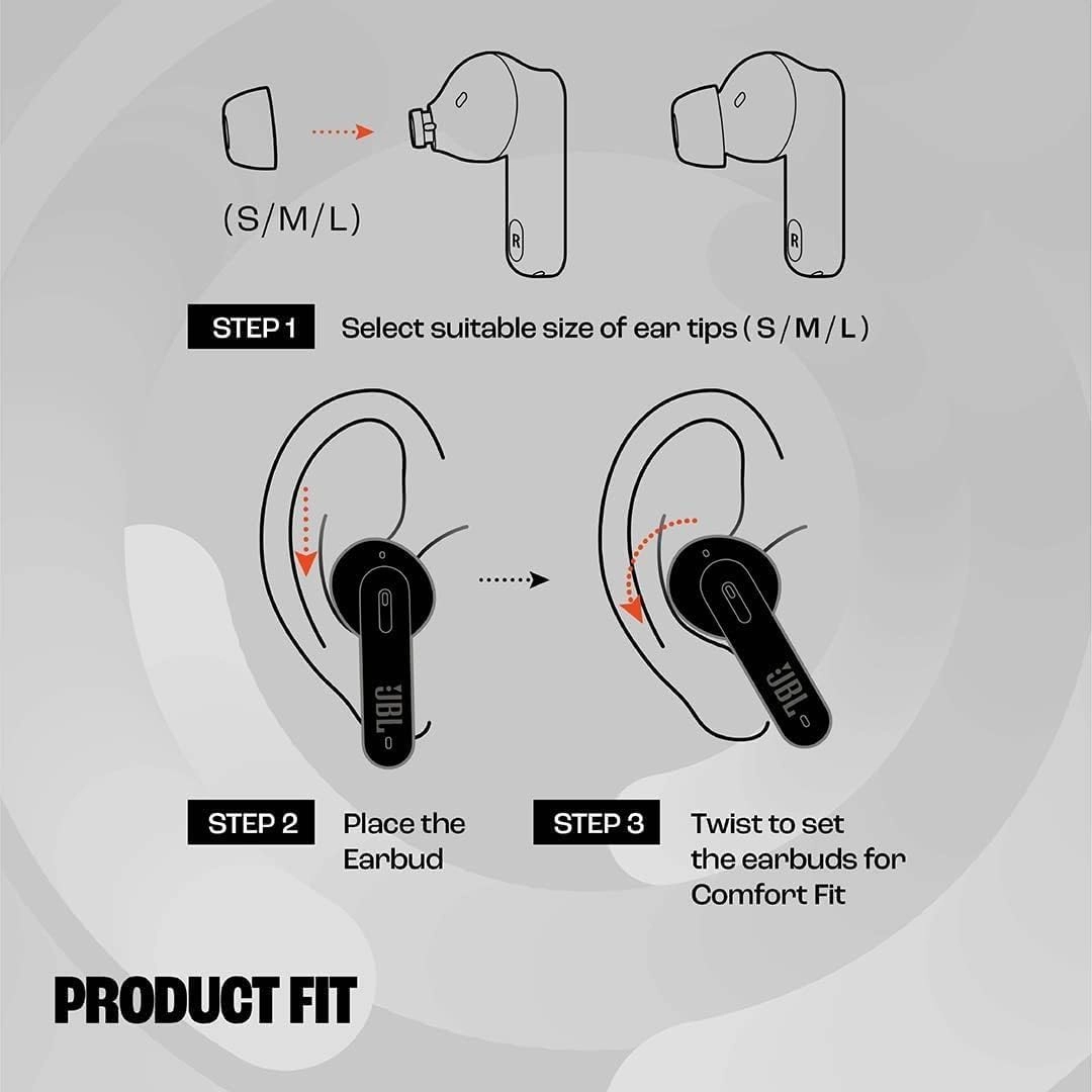 JBL Tune 230NC TWS True Wireless In-Ear Headphones - Black