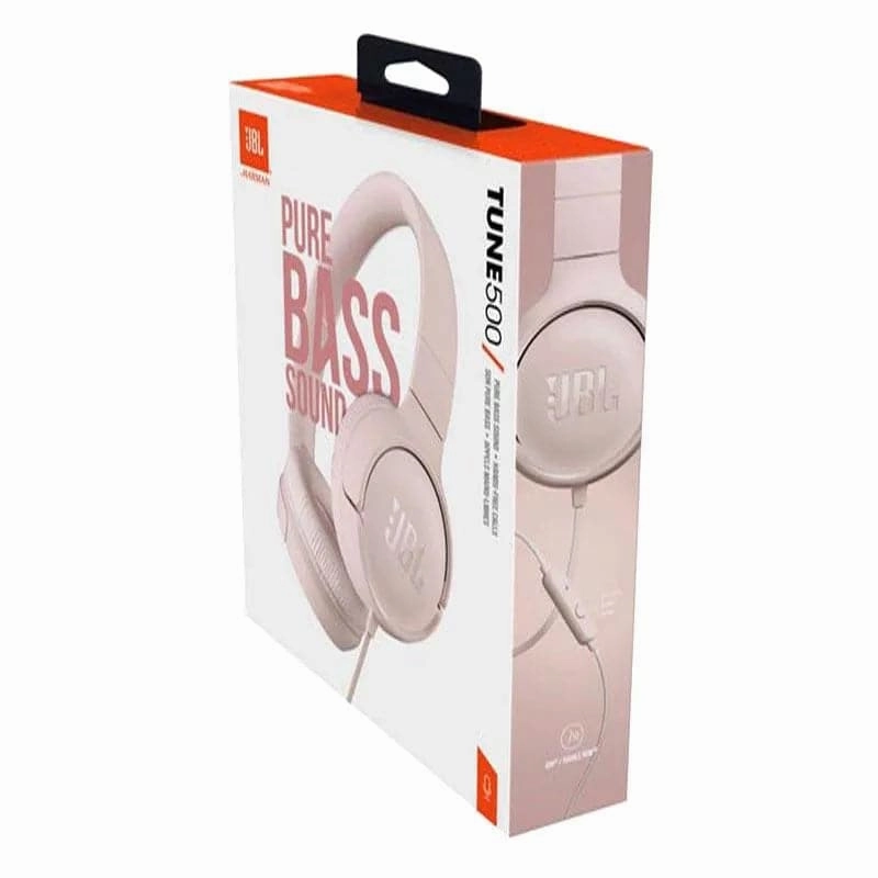 JBL Tune 500 in Pink Over-ear Headphones