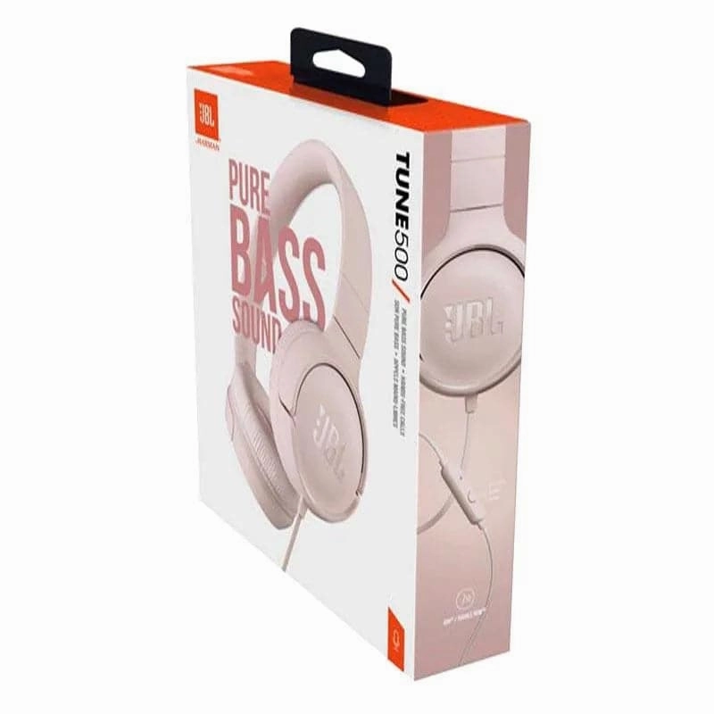 JBL Tune 500 in Pink Over-ear Headphones