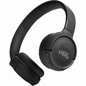 JBL Tune 520BT Wireless On-Ear Headphones, Pure Bass, Bluetooth 5.3, 57-Hour Battery - Black earbuds and headphones, true wireless earbuds, noise cancelling earbuds