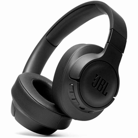JBL Tune 710BT Over-Ear Wireless Headphones - Built-In Mic, 50H Battery, Multi-Point, Black earbuds and headphones, true wireless earbuds, noise cancelling earbuds