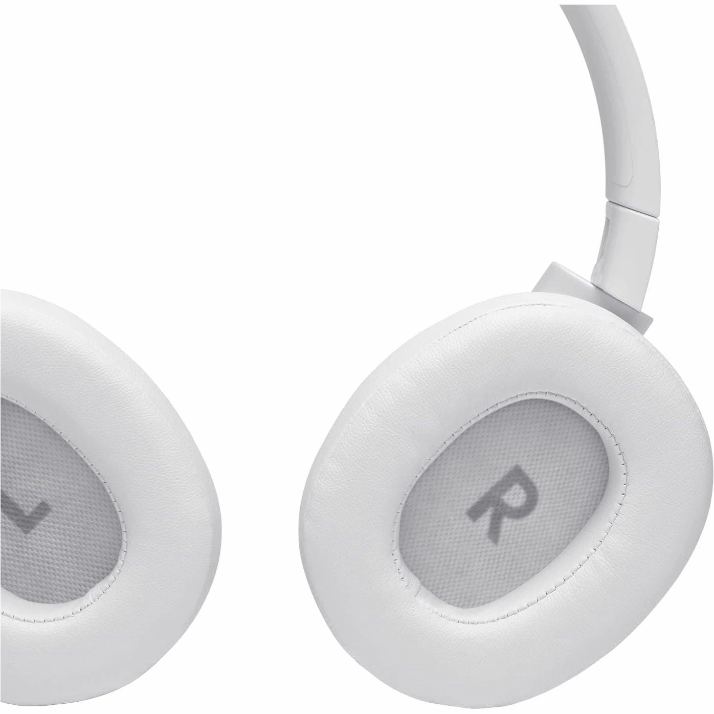 JBL Tune 760NC Over-Ear Headphones - Wired/Wireless, Active Noise Cancelling, Built-In Mic, Hands-Free Controls - White