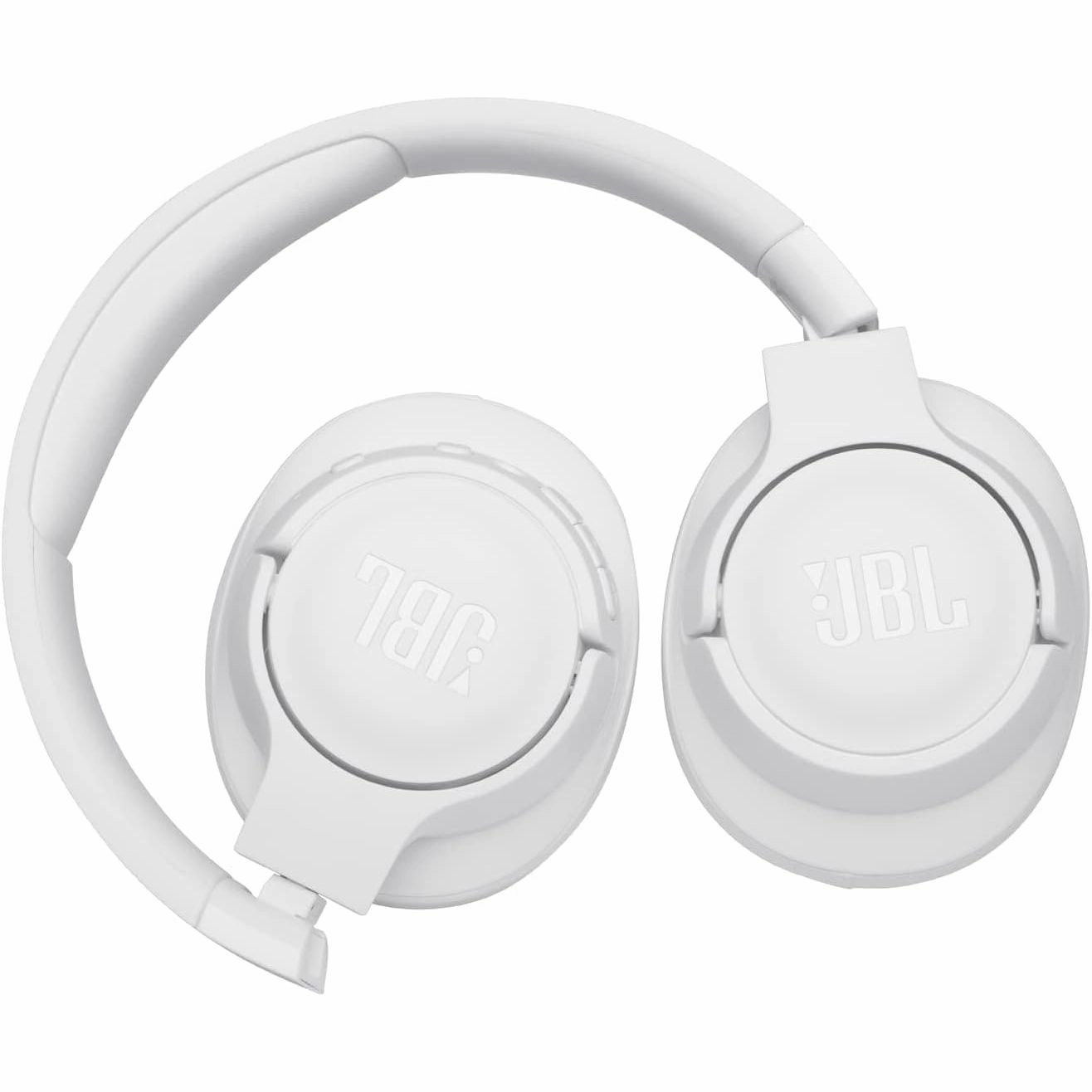 JBL Tune 760NC Over-Ear Headphones - Wired/Wireless, Active Noise Cancelling, Built-In Mic, Hands-Free Controls - White