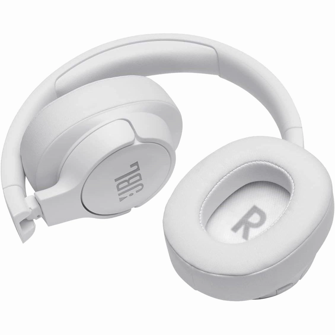 JBL Tune 760NC Over-Ear Headphones - Wired/Wireless, Active Noise Cancelling, Built-In Mic, Hands-Free Controls - White