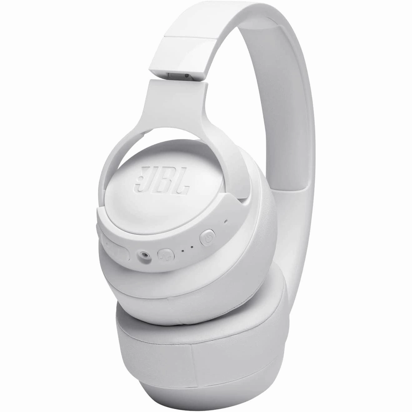 JBL Tune 760NC Over-Ear Headphones - Wired/Wireless, Active Noise Cancelling, Built-In Mic, Hands-Free Controls - White