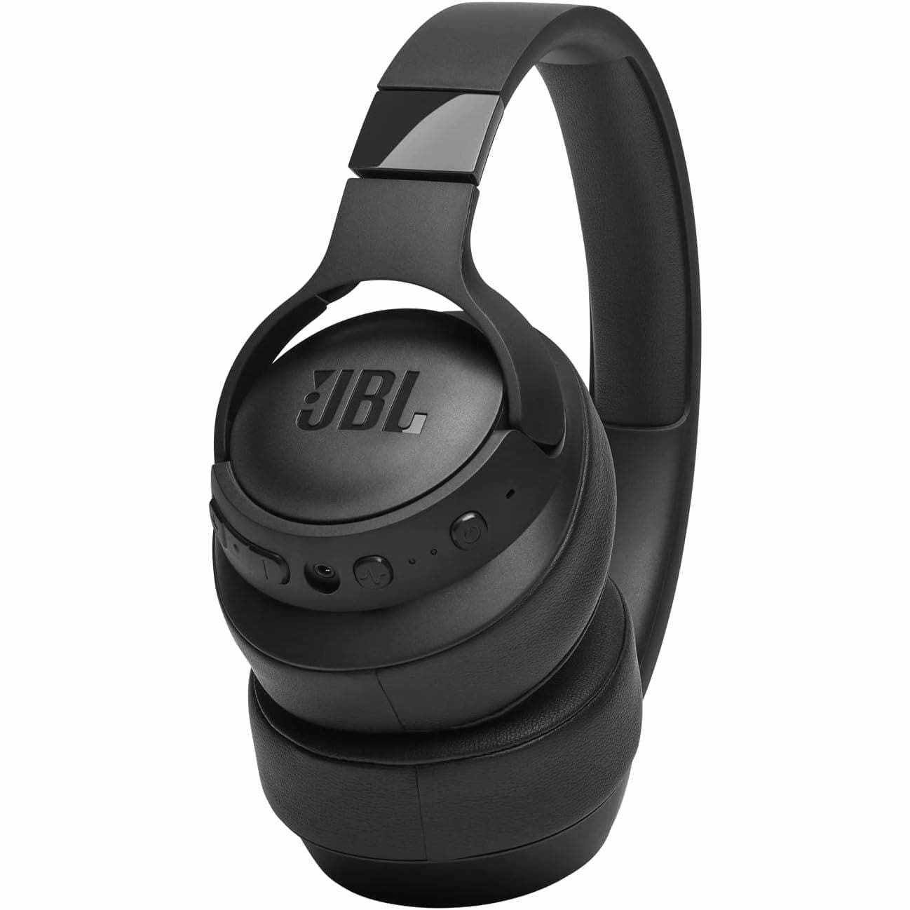 JBL Tune 760NC Wired and Wireless Over-Ear Headphones with Built-In Microphone, Active Noise Cancelling and Hands-Free Controls, in Black