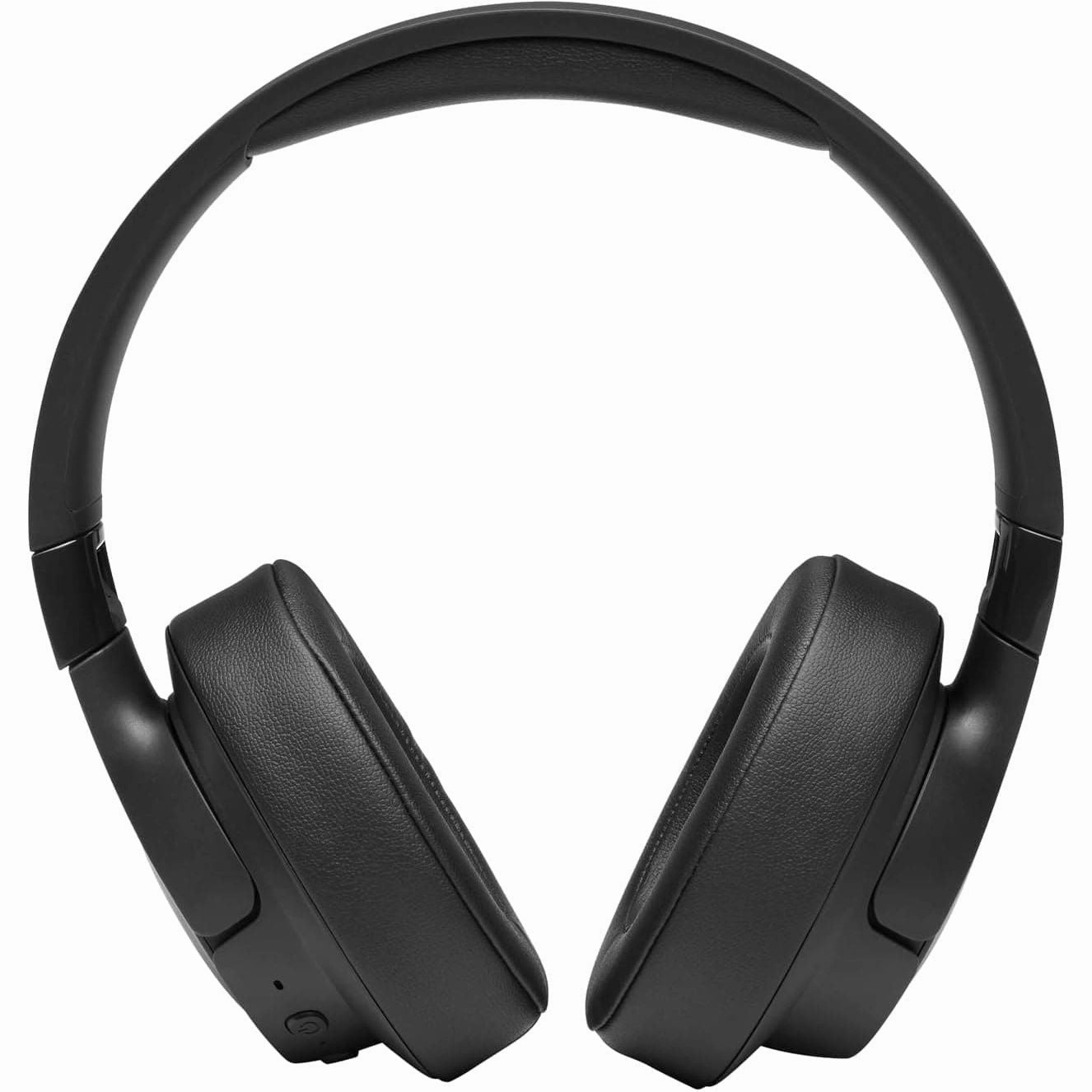 JBL Tune 760NC Wired and Wireless Over-Ear Headphones with Built-In Microphone, Active Noise Cancelling and Hands-Free Controls, in Black