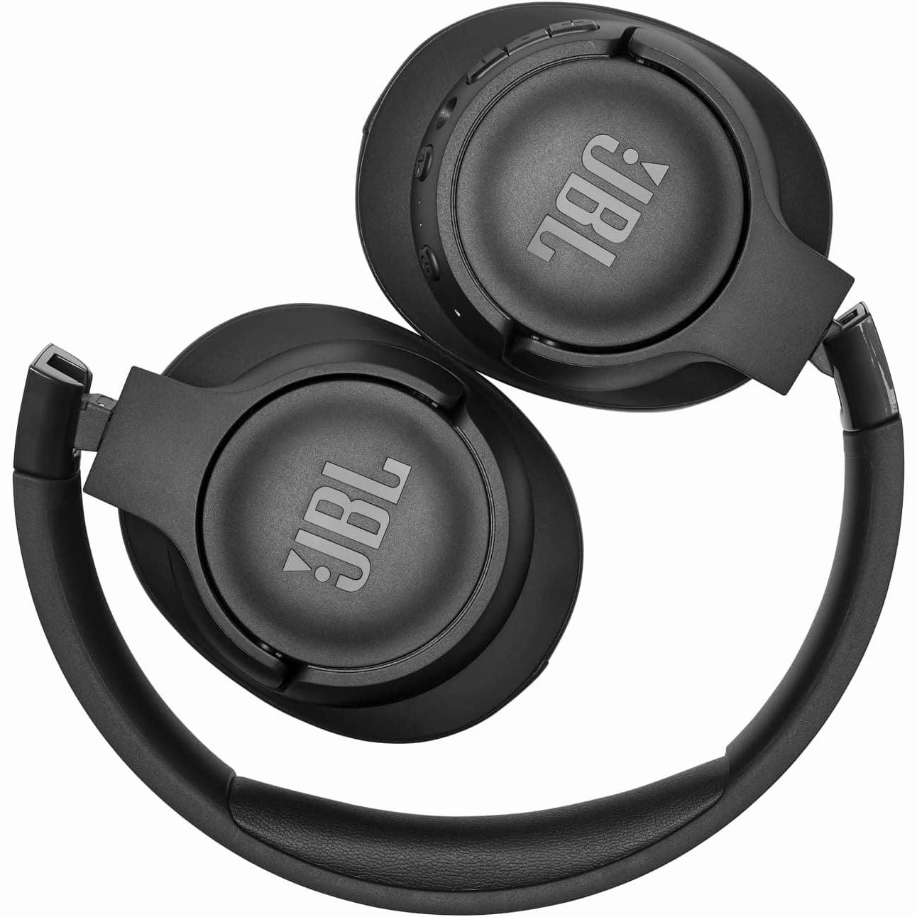 JBL Tune 760NC Wired and Wireless Over-Ear Headphones with Built-In Microphone, Active Noise Cancelling and Hands-Free Controls, in Black