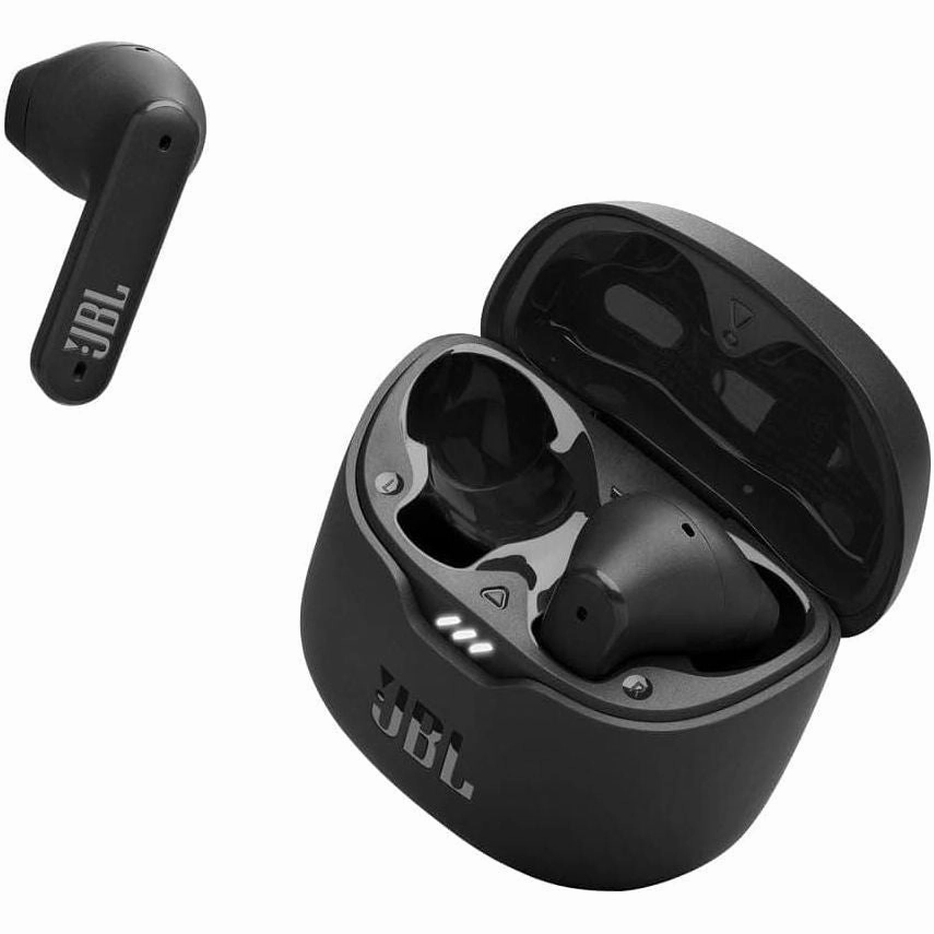 JBL Tune Flex Earphones, In Ear, Noise Cancelling Bluetooth Earphones with 32 hours of Battery Life, Water-Resistant, Black