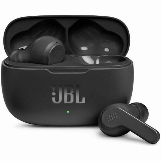 JBL Wave 200 TWS Earbuds True wireless, Deep Bass, Hands Free calls - Black